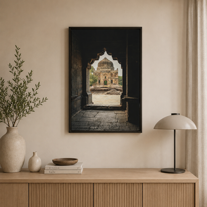 Lodhi Tomb – Frame Within a Frame | Ancient Stone Marvel Fine Art Wall Photography Print (Copy)