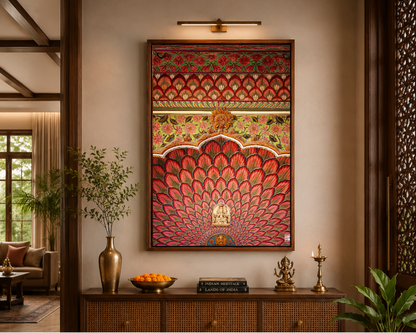 City Palace Jaipur – The Red Door (Autumn) | Four Seasons Series Fine Art Wall Photography Print