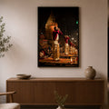 Varanasi Ganga Ghats – Ethereal Aarti | Conch, Fire & Bhakti at Its Peak | Fine Art Wall Photography Print