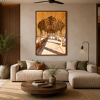 Galta Ji – Morning Light Through the Sacred Arches | Jaipur Fine Art Wall Photography Print