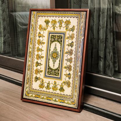 Shekhawati Haveli Ceiling – Ras Leela Painting | Colour, Dance & Divine Joy | Indian Heritage Fine Art Wall Photography Print