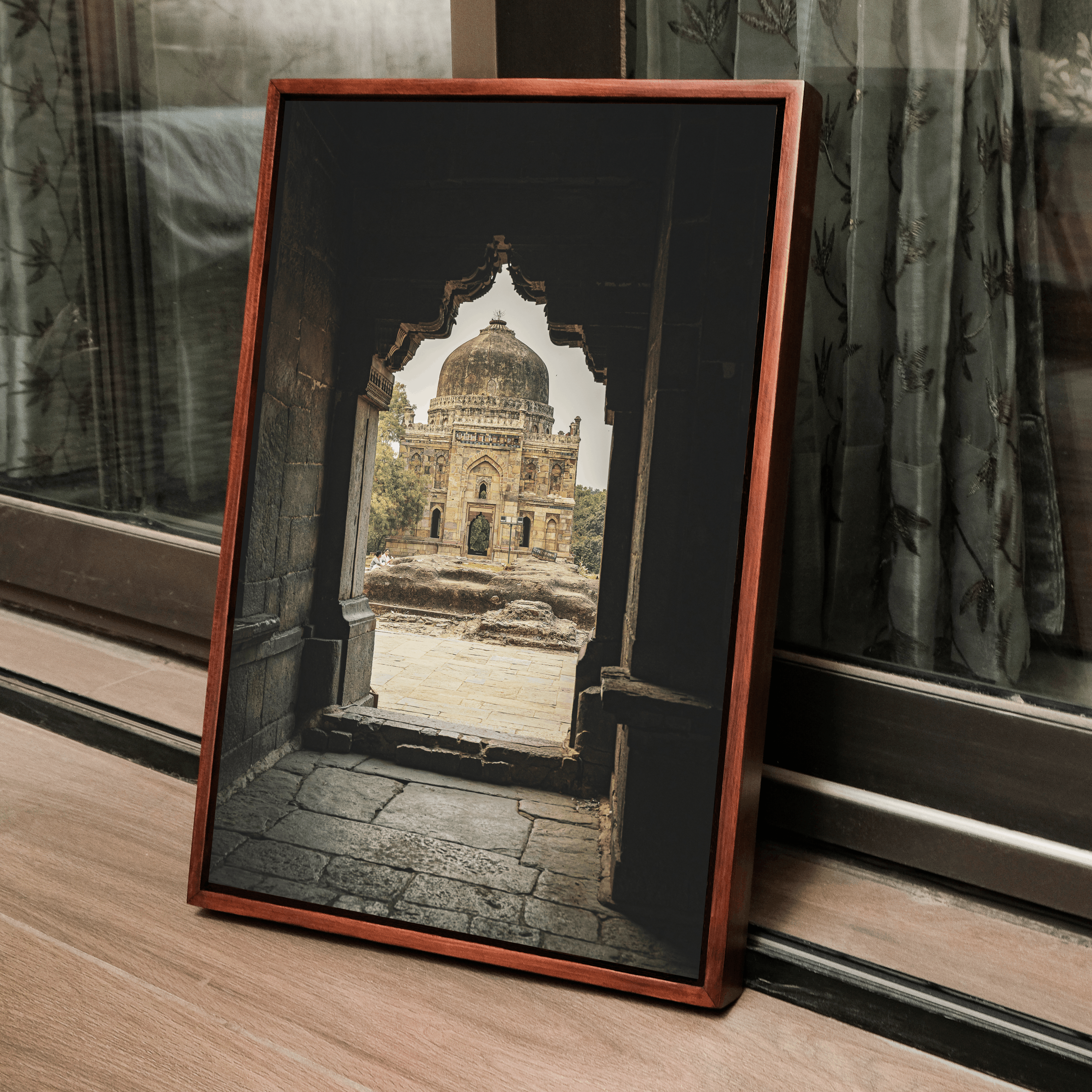 Lodhi Tomb – Frame Within a Frame | Ancient Stone Marvel Fine Art Wall Photography Print (Copy)