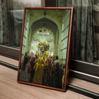 Rang Ji Temple Pushkar – The Daily Ritual | Priests at Prayer Fine Art Wall Photography Print