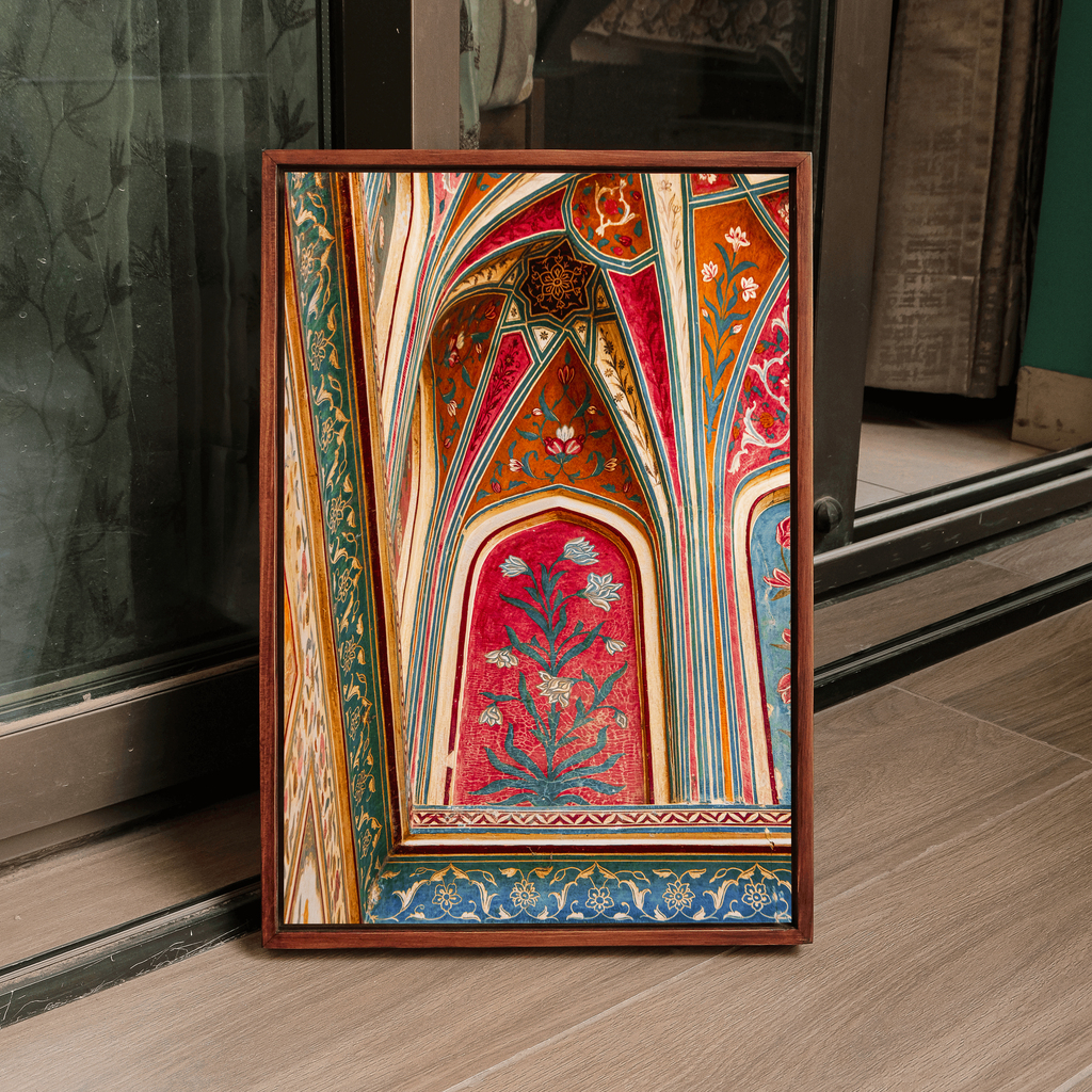 Ganesh Pol Frescos – Amer Fort Jaipur | Colourful Patterns & Rajput Splendour Fine Art Wall Photography Print