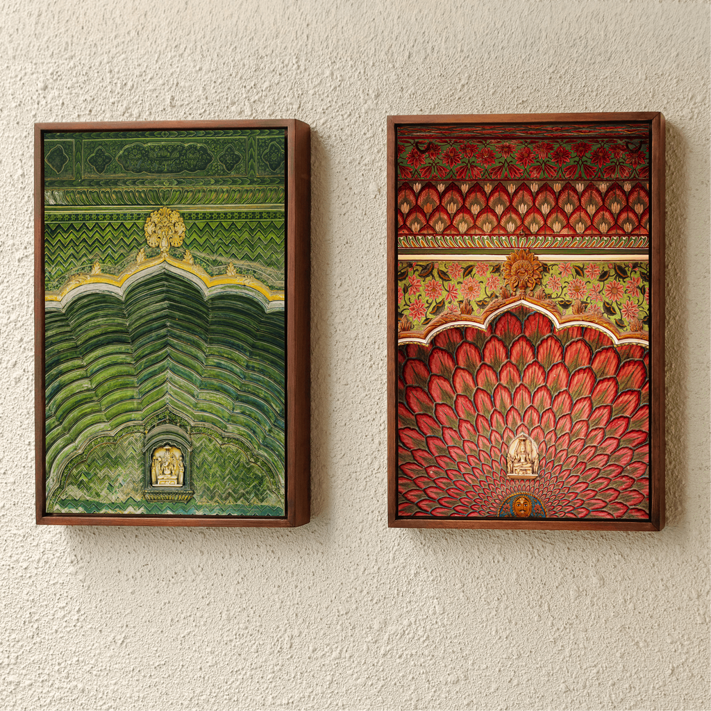 City Palace Jaipur – The Green Door (Spring) | Four Seasons Series Fine Art Wall Photography Print
