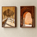 Galta Ji – Morning Light Through the Sacred Arches | Jaipur Fine Art Wall Photography Print