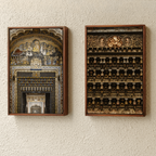 Shekhawati Haveli Fresco Door – Rajasthan | Architecture & Painting United Fine Art Wall Photography Print