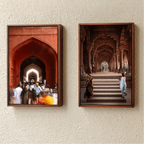 Red Fort Delhi – Footsteps at Diwan-i-Aam | Two Women, One Story Fine Art Wall Photography Print