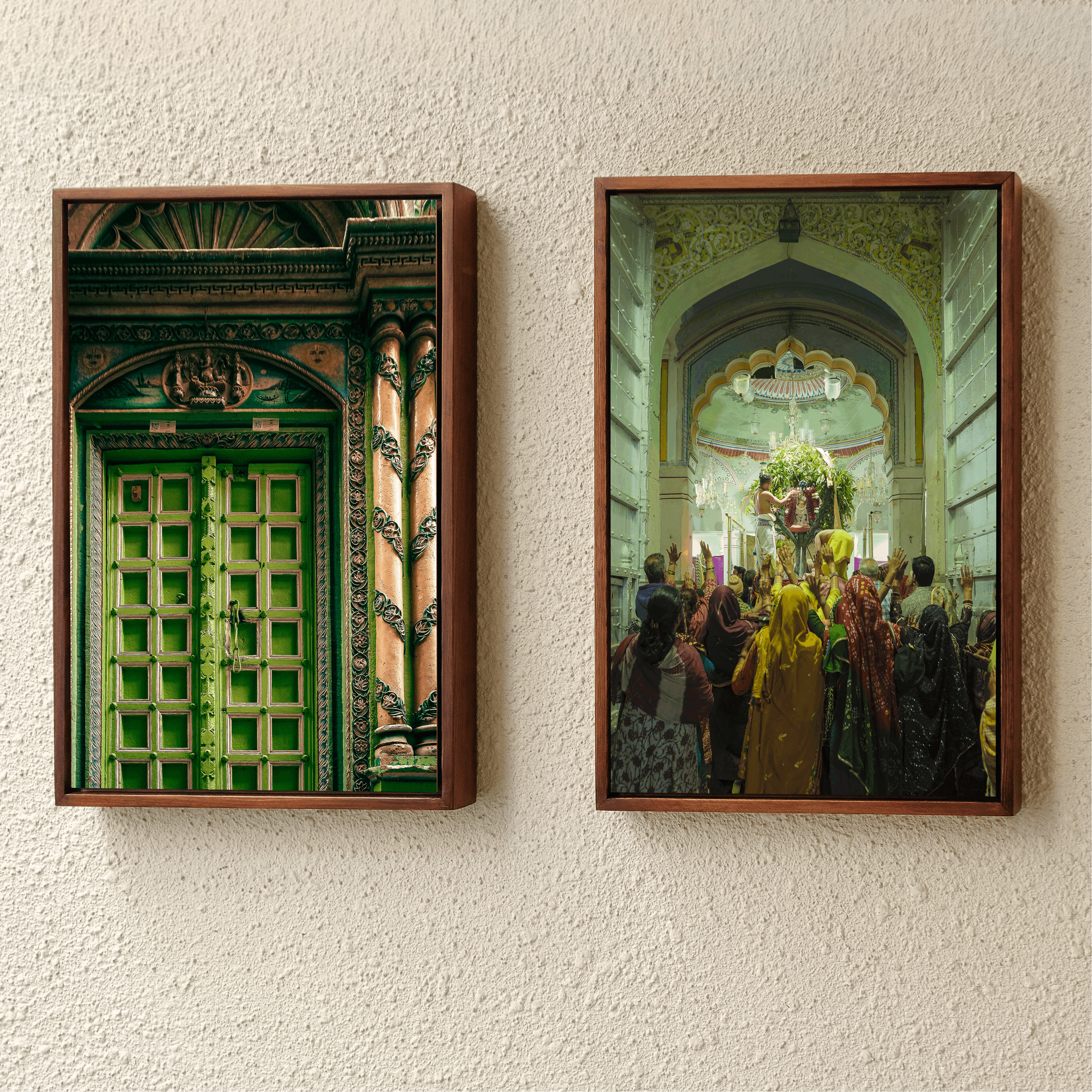 Rang Ji Temple Pushkar – The Daily Ritual | Priests at Prayer Fine Art Wall Photography Print