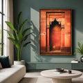 Purana Qila Delhi – Receding Arches & Warm Stone | Architectural Depth Fine Art Wall Photography Print