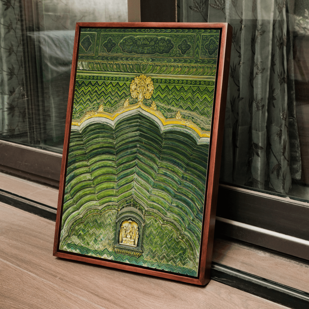 City Palace Jaipur – The Green Door (Spring) | Four Seasons Series Fine Art Wall Photography Print