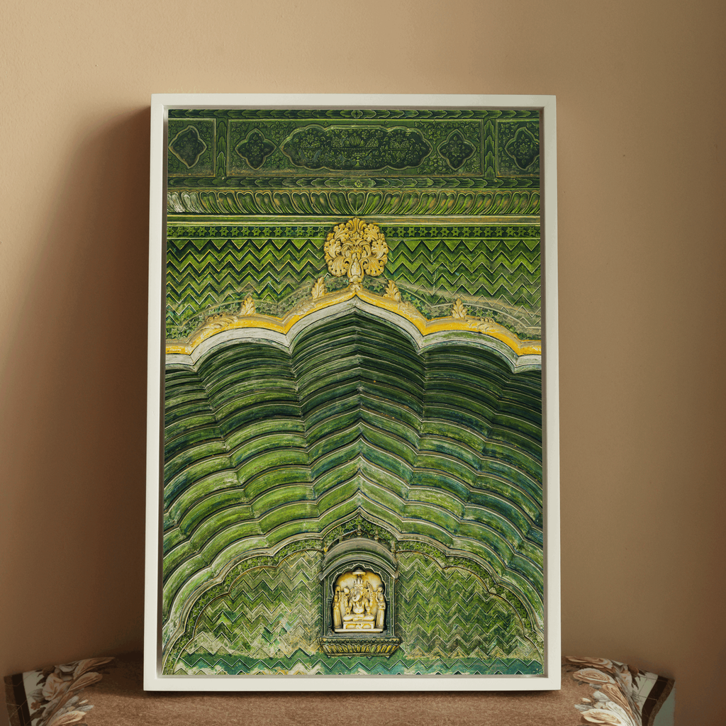 City Palace Jaipur – The Green Door (Spring) | Four Seasons Series Fine Art Wall Photography Print