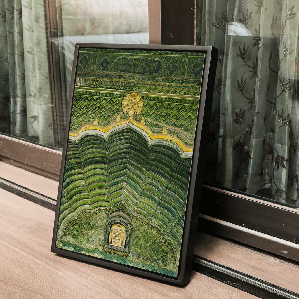 City Palace Jaipur – The Green Door (Spring) | Four Seasons Series Fine Art Wall Photography Print