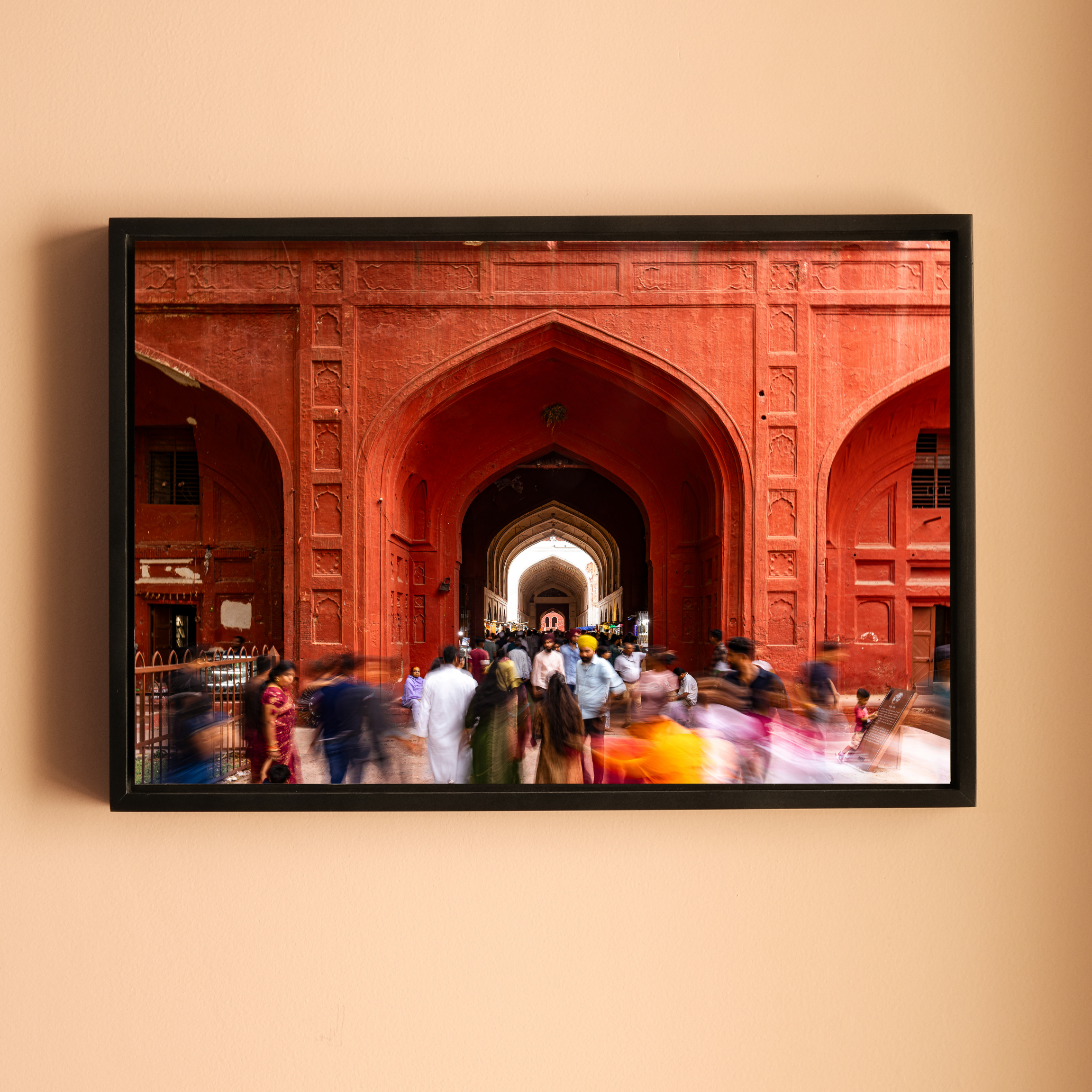 Red Fort Delhi – Bazaar Lanes, Mughal Arches & the Flow of Life | Fine Art Wall Photography Print