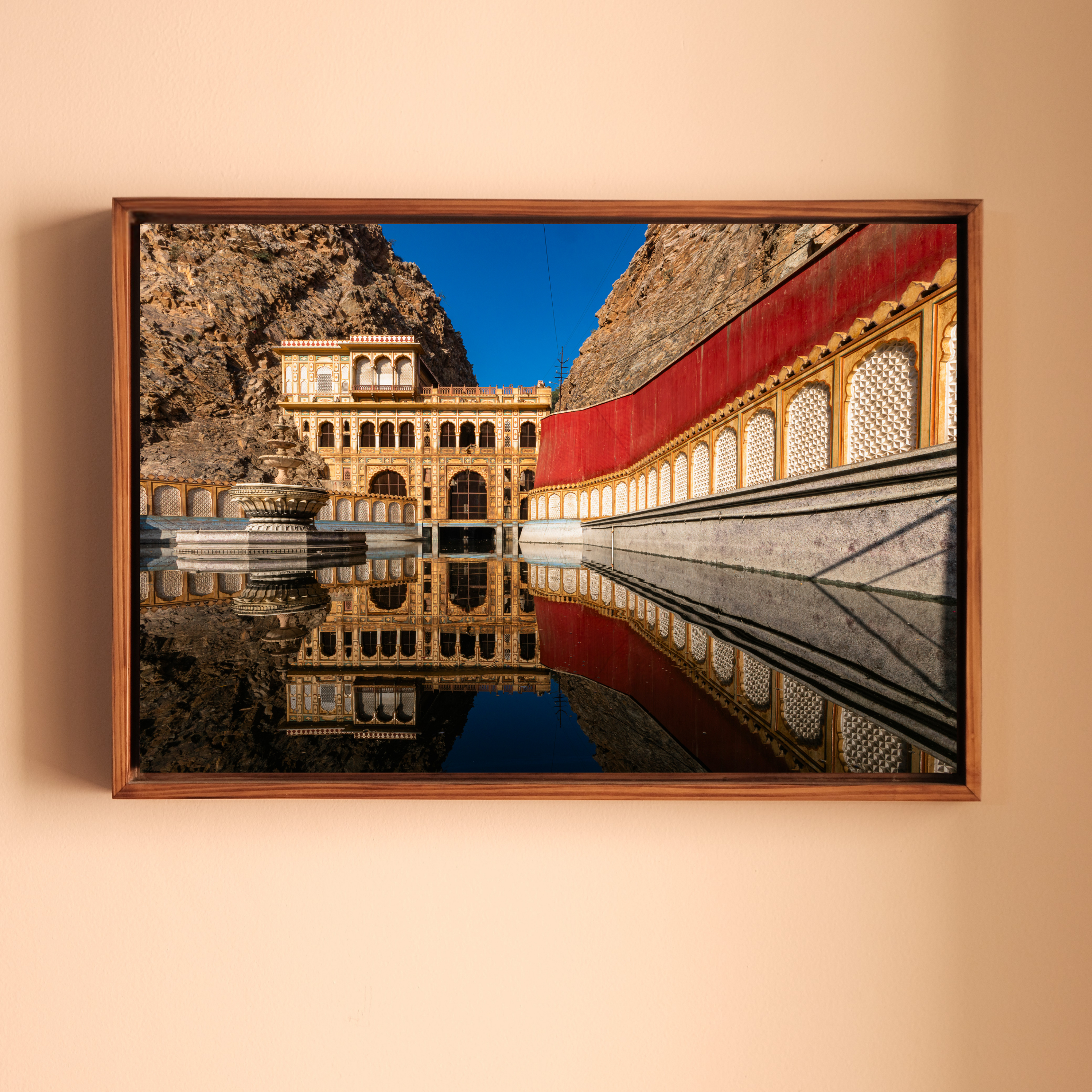 Galtaji Temple Jaipur – Sacred Kund Reflection, Aravalli Gorge & Ancient Heritage | Fine Art Wall Photography Print