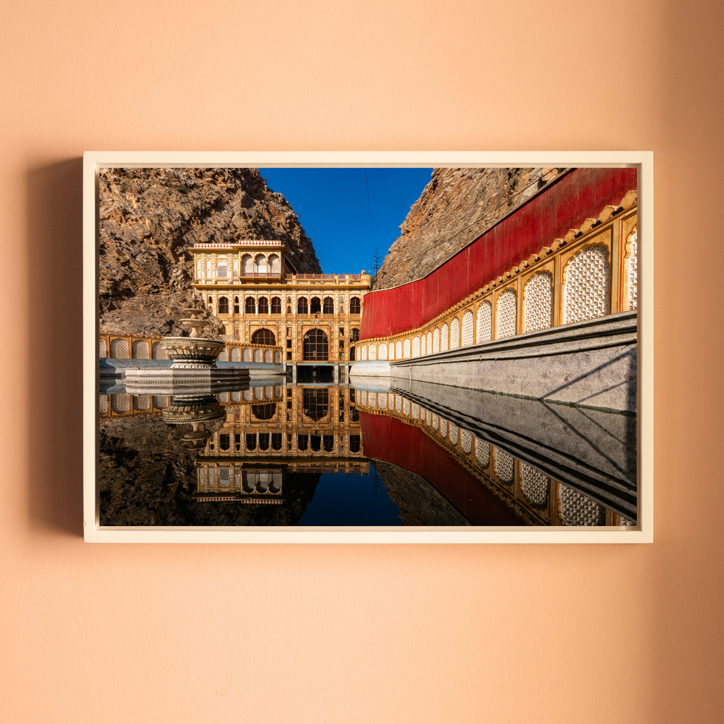 Galtaji Temple Jaipur – Sacred Kund Reflection, Aravalli Gorge & Ancient Heritage | Fine Art Wall Photography Print