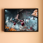 Ganga Aarti Varanasi – The Ethereal Ritual of Fire, Smoke & Devotion | Fine Art Wall Photography Print