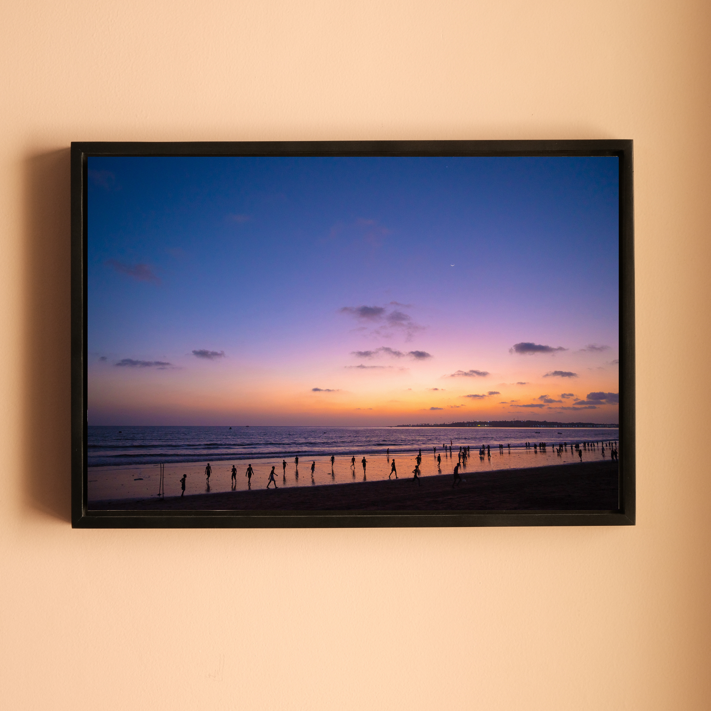 Versova Beach, Mumbai – Twilight Silhouettes on the Shore | Fine Art Wall Photography Print