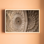 Safdarjung Tomb – Ceiling Chakras, Intricate Mughal Plasterwork | Fine Art Wall Photography Print