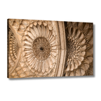 Safdarjung Tomb – Ceiling Chakras, Intricate Mughal Plasterwork | Fine Art Wall Photography Print