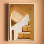 Jantar Mantar, Jaipur – Light, Shadow & Sky | Fine Art Wall Photography Print | Triptych