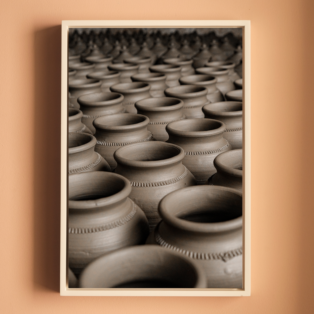 Delhi Potters Village – Clay, Craft & Pattern | DPR Series Fine Art Wall Photography Print