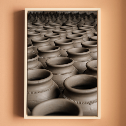 Delhi Potters Village – Clay, Craft & Pattern | DPR Series Fine Art Wall Photography Print