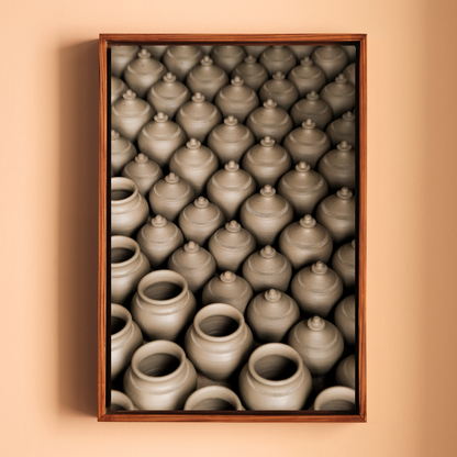 Delhi Potters Village – Clay, Craft & Pattern | DPR Series Fine Art Wall Photography Print