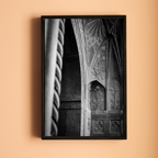 Delhi in Black & White – Red Fort & Qutub Minar | Stone, Shadow & the Soul of a City | Fine Art Wall Photography Print Triptych