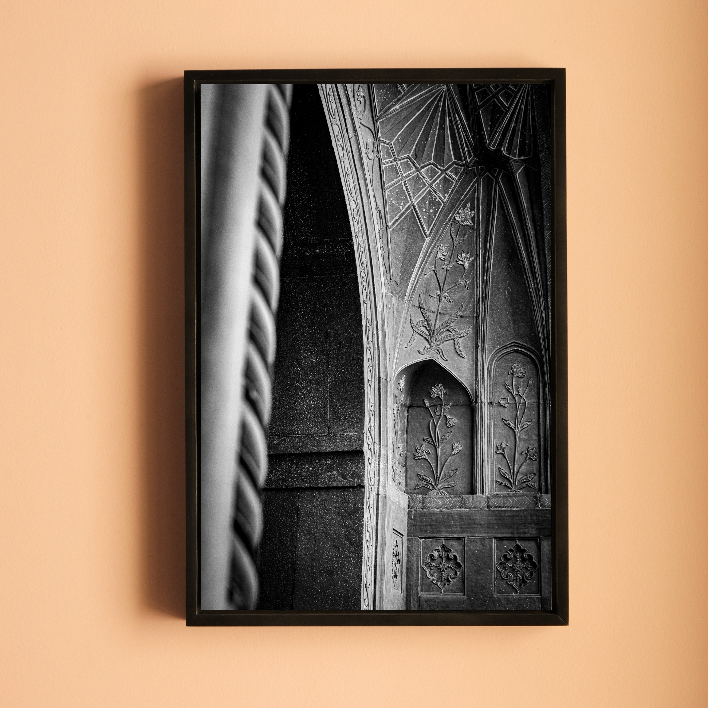 Delhi in Black & White – Red Fort & Qutub Minar | Stone, Shadow & the Soul of a City | Fine Art Wall Photography Print Triptych