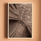 Safdarjung Tomb, Delhi – Vault Relief Triptych | Stucco, Shadow & the Last Flourish of the Mughals | Fine Art Wall Photography Print