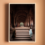 Red Fort Delhi – Footsteps at Diwan-i-Aam | Two Women, One Story Fine Art Wall Photography Print