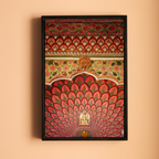 City Palace Jaipur – The Red Door (Autumn) | Four Seasons Series Fine Art Wall Photography Print