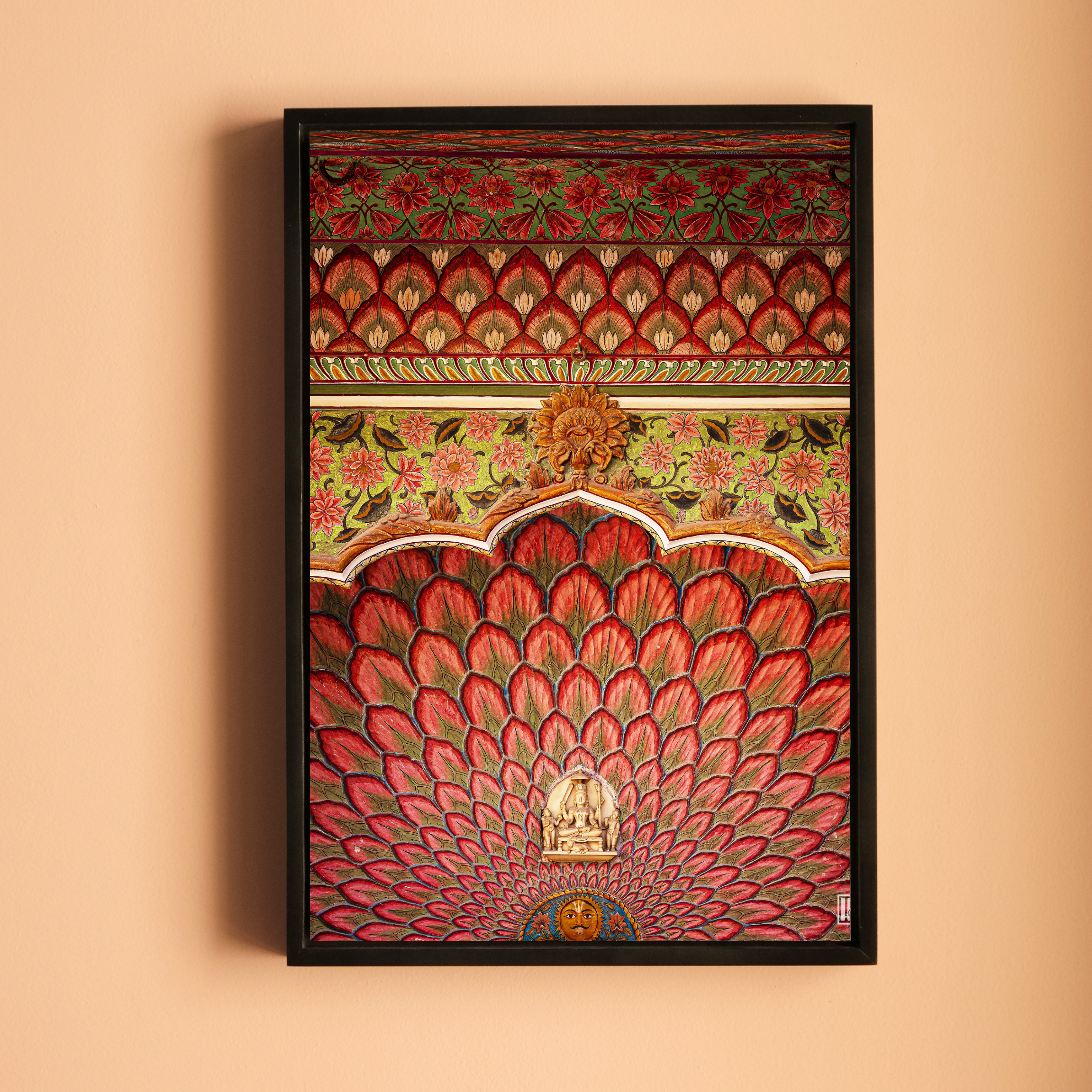 City Palace Jaipur – The Red Door (Autumn) | Four Seasons Series Fine Art Wall Photography Print