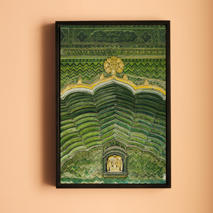 City Palace Jaipur – The Green Door (Spring) | Four Seasons Series Fine Art Wall Photography Print
