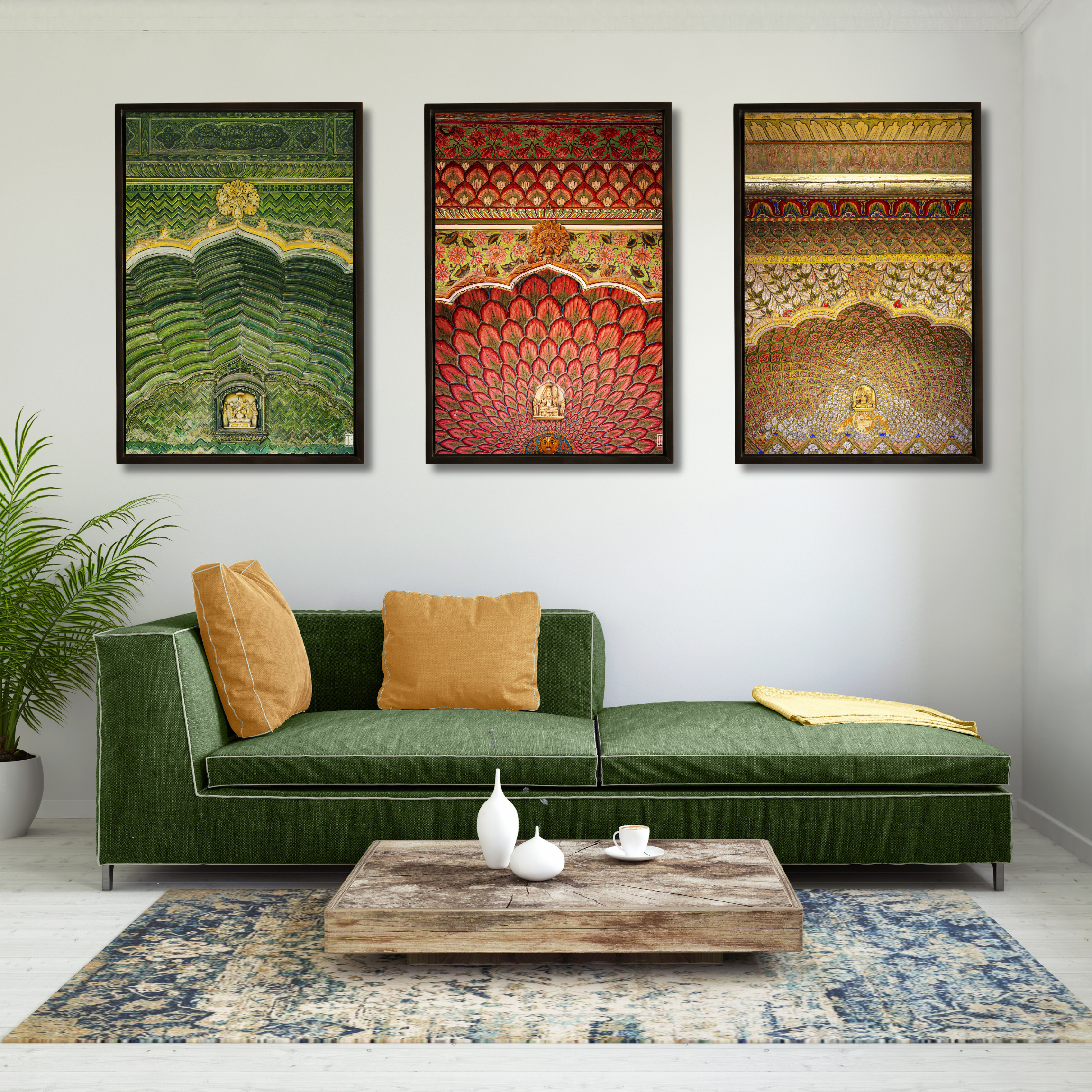 City Palace Jaipur – The Green Door (Spring) | Four Seasons Series Fine Art Wall Photography Print
