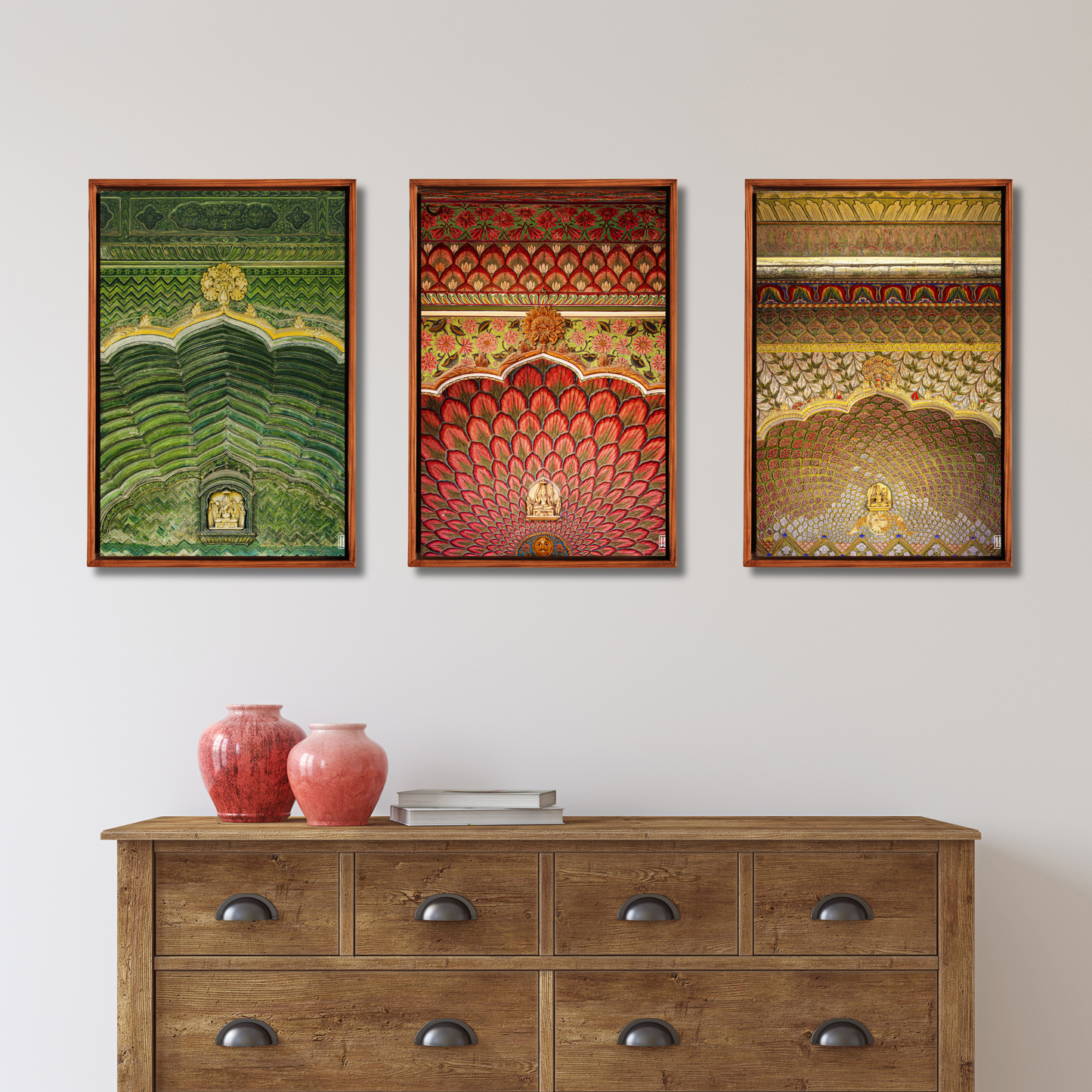 City Palace Jaipur – Three Sacred Gates | Spring, Summer & Winter Fine Art Wall Photography Print Set