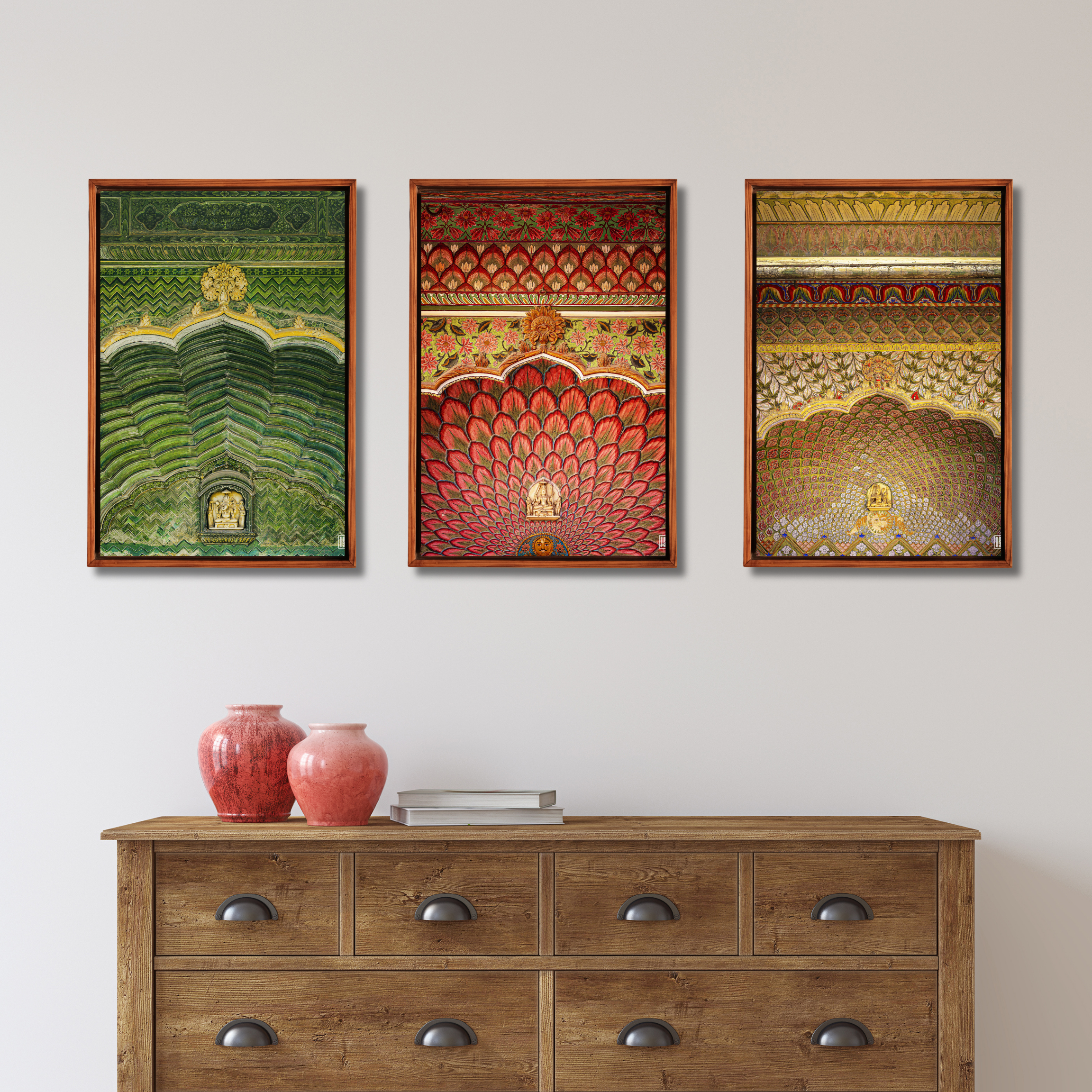City Palace Jaipur – Three Sacred Gates | Spring, Summer & Winter Fine Art Wall Photography Print Set