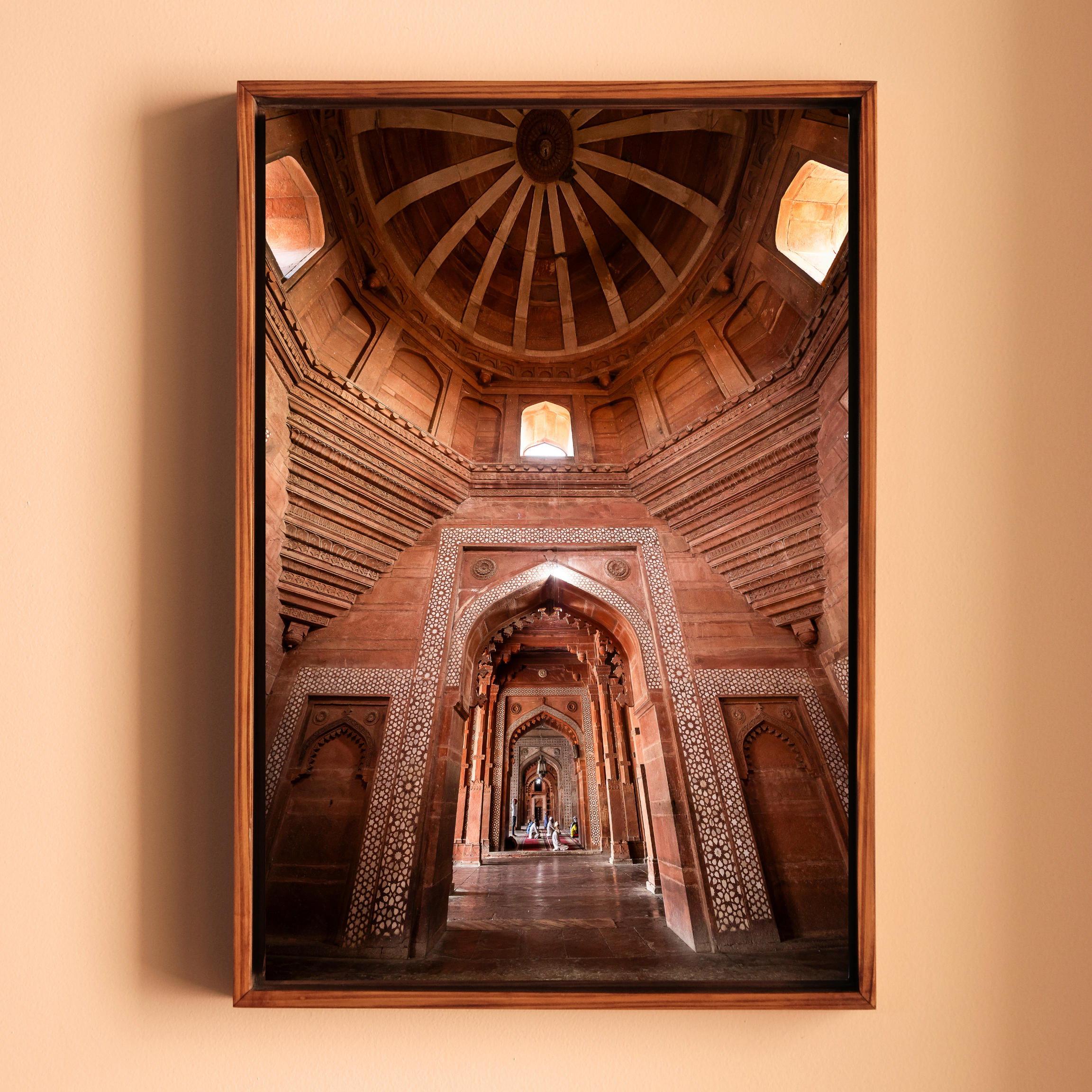 Fatehpur Sikri – The Hallway of Jami Masjid | Layered Arches Fine Art Wall Photography Print