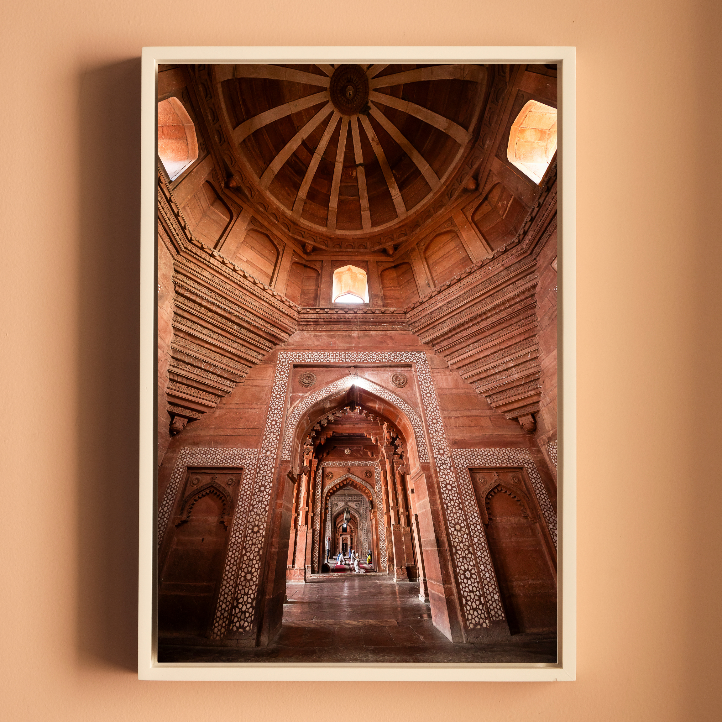 Fatehpur Sikri – The Hallway of Jami Masjid | Layered Arches Fine Art Wall Photography Print
