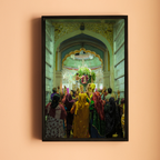 Rang Ji Temple Pushkar – The Daily Ritual | Priests at Prayer Fine Art Wall Photography Print