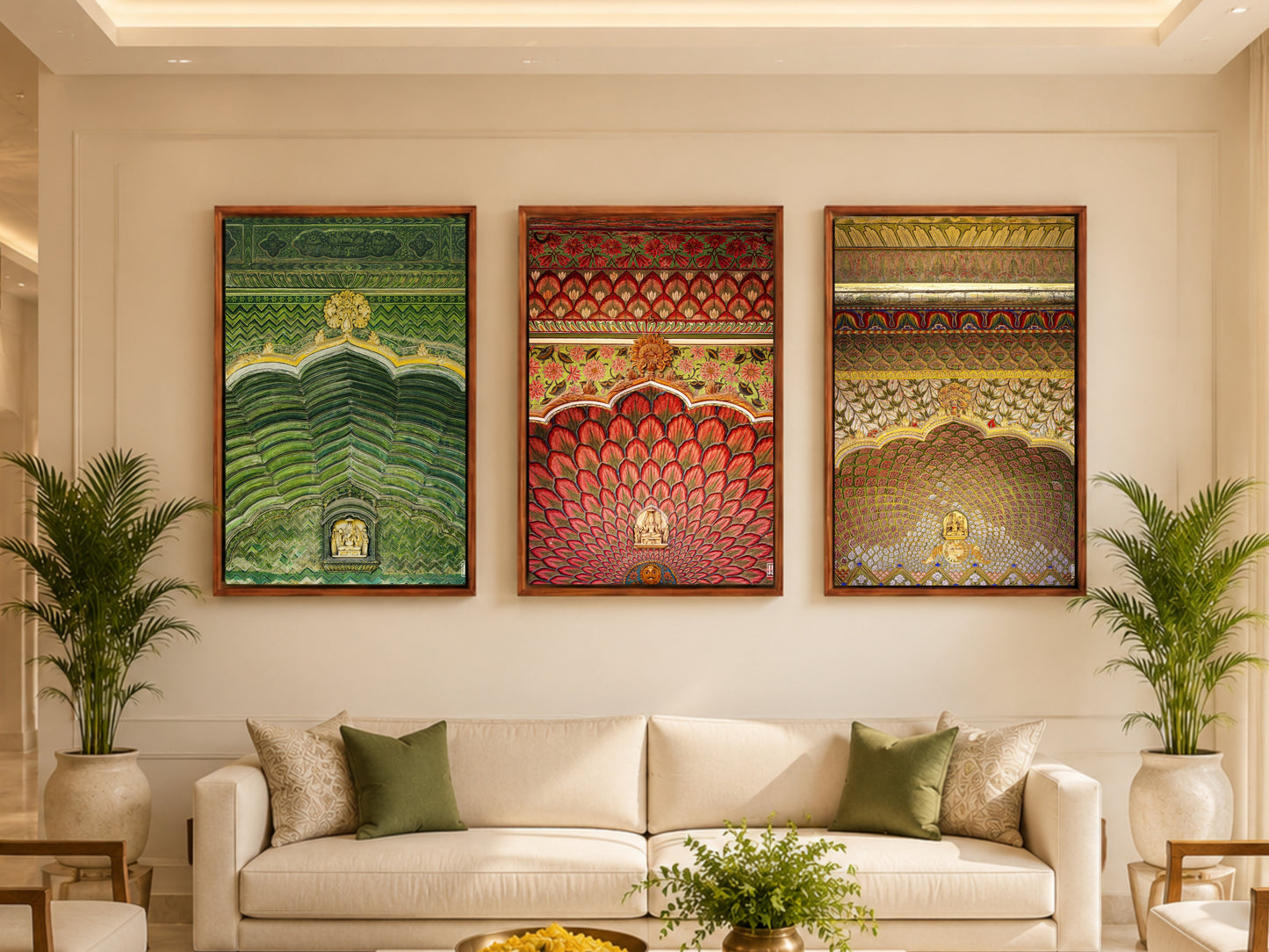 City Palace Jaipur – Three Sacred Gates | Spring, Summer & Winter Fine Art Wall Photography Print Set