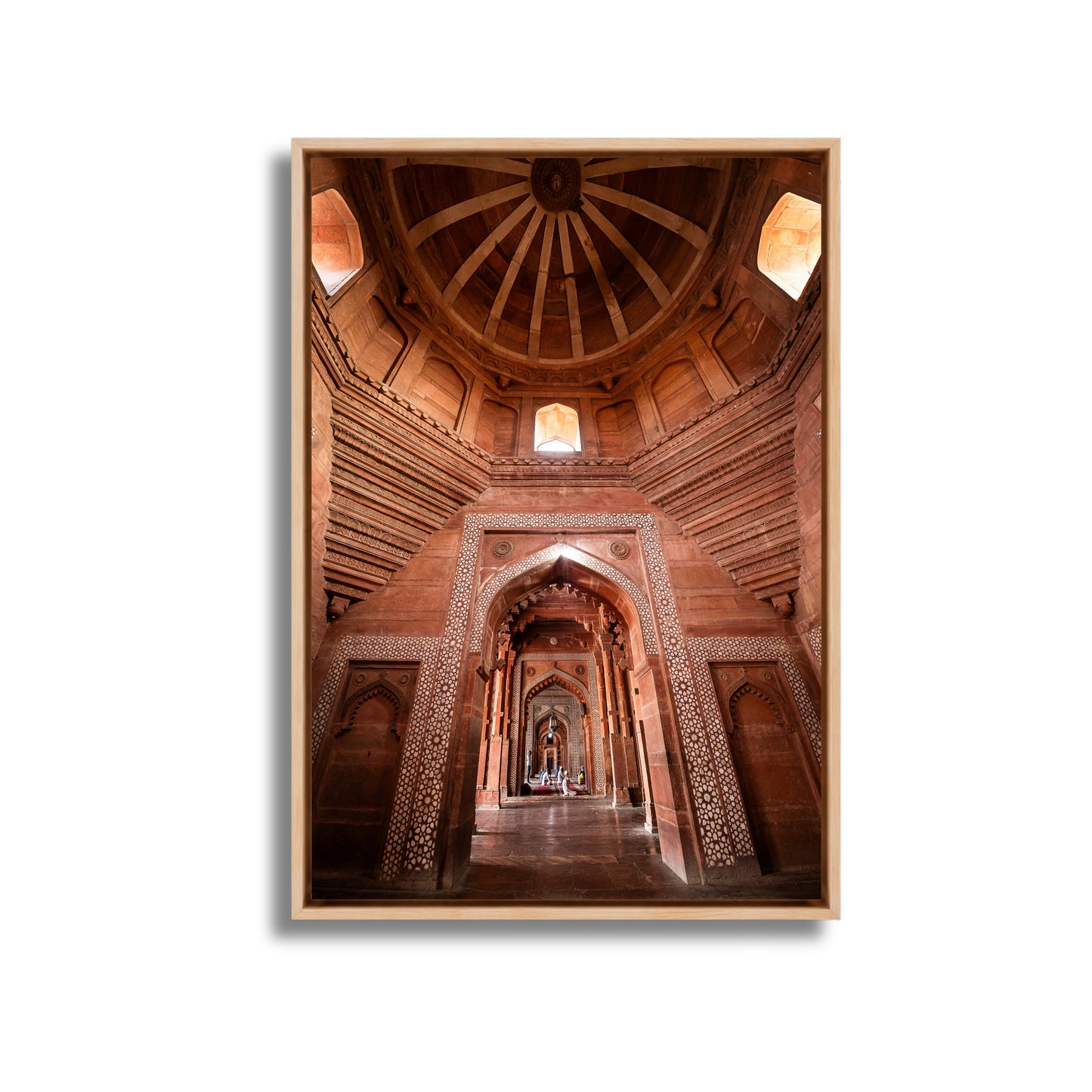 Fatehpur Sikri – The Hallway of Jami Masjid | Layered Arches Fine Art Wall Photography Print