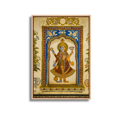 Ardhnareshwar Fresco – Poddar Haveli, Shekhawati | Ancient Rajasthan Fine Art Wall Photography Print