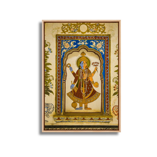 Ardhnareshwar Fresco – Poddar Haveli, Shekhawati | Ancient Rajasthan Fine Art Wall Photography Print