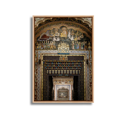 Shekhawati Haveli Fresco Door – Rajasthan | Architecture & Painting United Fine Art Wall Photography Print