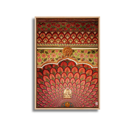 City Palace Jaipur – The Red Door (Autumn) | Four Seasons Series Fine Art Wall Photography Print