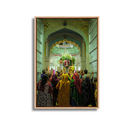 Rang Ji Temple Pushkar – The Daily Ritual | Priests at Prayer Fine Art Wall Photography Print