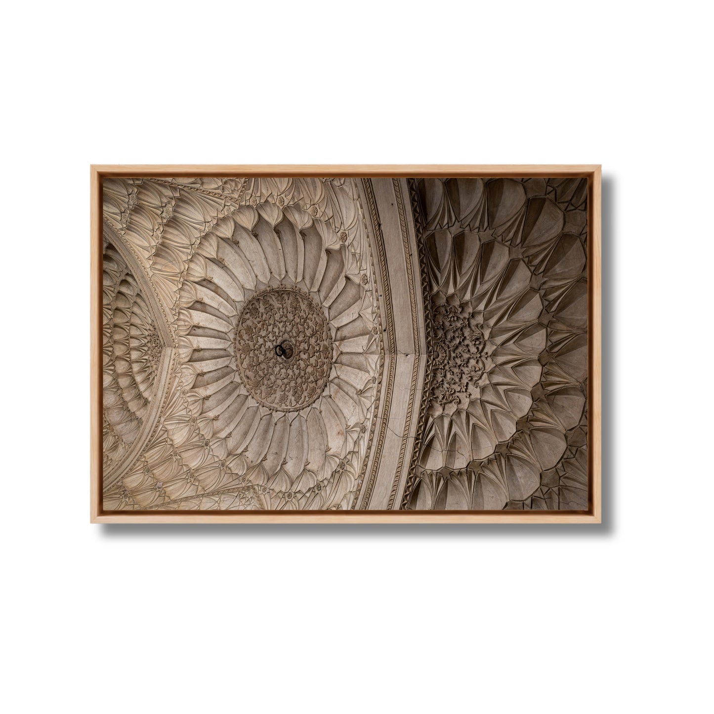 Safdarjung Tomb – Ceiling Chakras, Intricate Mughal Plasterwork | Fine Art Wall Photography Print