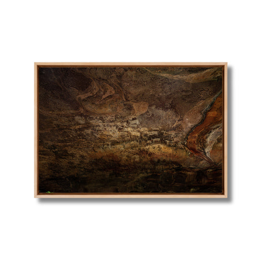 Bhimbetka Cave Paintings, Bhopal – Layers of Prehistoric Art on Ancient Rock | Fine Art Wall Photography Print